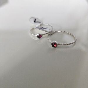 Sterling Silver and Pink Tourmaline Ring